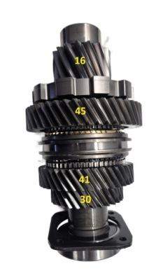 Wał 2 6dct470 w6dga sps6 mitsubishi lancer evo x фото №1