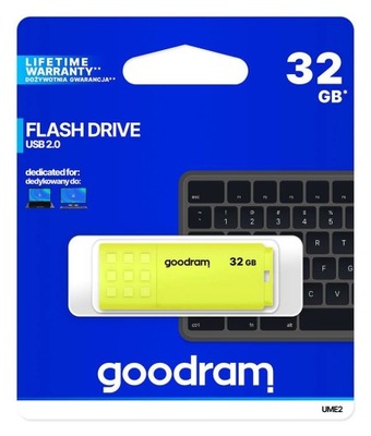 PenDrive 2.0 GOODRAM NEO 32GB YELLOW / ŻÓŁTY