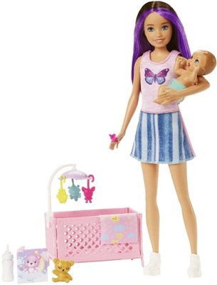 Lalka Barbie Skipper Babysitters Opiekunka HJY33