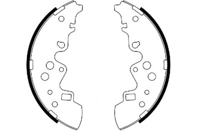 SZCZEKA BRAKE MAZDA E-SERIE 2.0/2.2D 05.85-12.03 C03052ABE ABE  