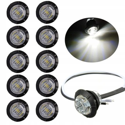 10X СВЕТОДИОД LED MARKER LAMPS 3СВЕТОДИОД LED 12V\/24V фото