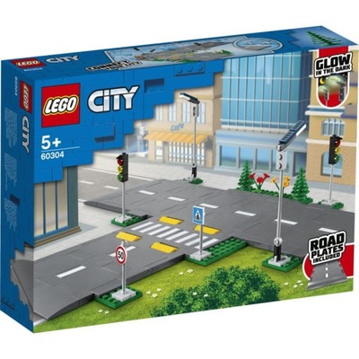LEGO CITY 60304 PŁYTY DROGOWE 112 EL KLOCKI DROGI