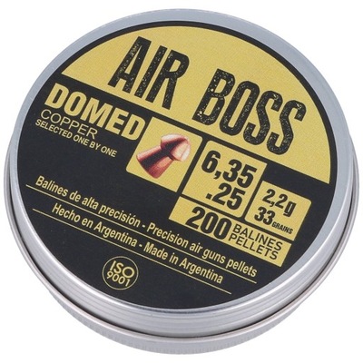 Śrut Apolo Air Boss Domed Copper 6.35mm (E30200)