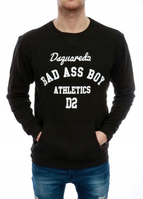 BLUZA DSQUARED DSQUARED2 CZARNA BAD BOY XL