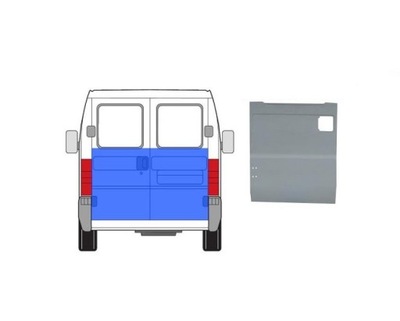 Ремкомплект дверь do peugeot boxer 2002-2006 правая фото №1