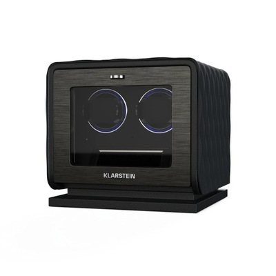 ROTOMAT 2 ZEGARKI KLARSTEIN SZKATUŁKA GABLOTKA 20 PRĘDKOŚCI CZARNY