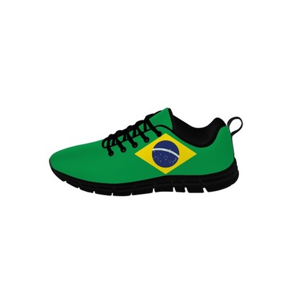 Espadryle Flaga brazylii niskie buty sportowe męsk