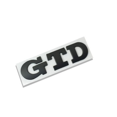 3D МЕТАЛ НАКЛЕЙКА GTD ПЕРЕДНИЙ РЕШЕТКА РАДИАТОРА GODLO ЗАД фото