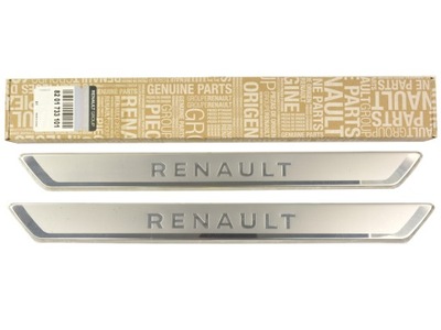 2x молдинг накладки пороговые защитное renault captur laguna iii megane iii iv фото №1