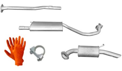 Lexus rx 400h 3.3 hybrid 200kw 2003-2009 гасник середній кінцевий фото №1