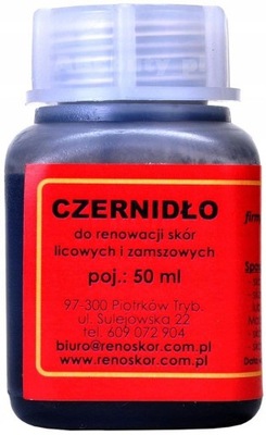 G10-02 CZERNIDŁO RENOSKÓR DO RENOWACJI OBUWIA 50ml