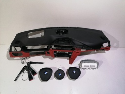 Bmw 3 f30 f31 f34 панель приладів консоль подушка безпеки натягувачі фото №1