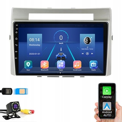 RADIO GPS ANDROID TOYOTA VERSO 2004-2009 SIM 64GB  