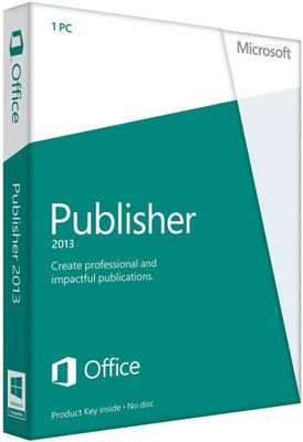 MICROSOFT OFFICE PUBLISHER 2013 PL BOX NOWY