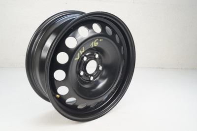 VW AUDI DISCO DE ACERO 16 1JH06010227R/T 6.5 16 H2 ET42 5X100 BUEN ESTADO  