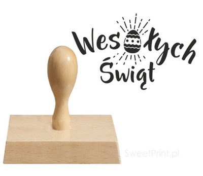 Stempel wielkanocny PISANKA pieczątka WIELKANOC