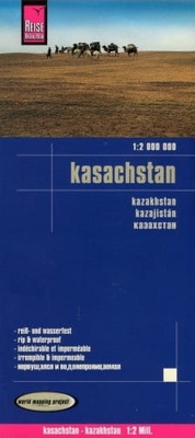 KAZACHSTAN MAPA SAMOCHODOWA TURYSTYCZNA RKH