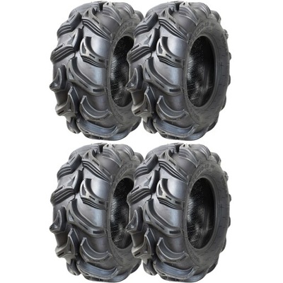 26X9-12 26X11-12 TIRES QUAD ATV BLOTNE GRUBE POWERFUL 6P GLEBOKIE 35MM SET  