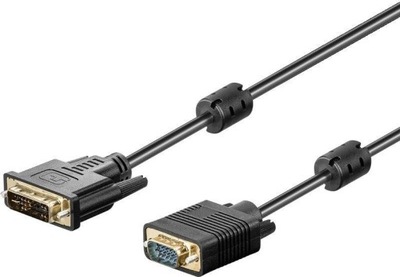 Kabel Akyga DVII DSub (VGA) 1.8m czarny (AKAV03)