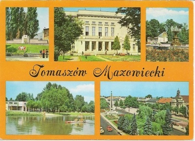 TOMASZÓW MAZ. BROWAR MUSZLA 5 WIDOKÓW 1975 /AE22