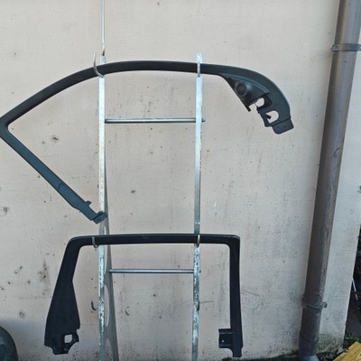 Jeep grand cherokee wk2 14-22 рамка молдинг прокладка дверь левый задняя перед фото №1