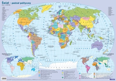 Mapa v tube: svet - politický