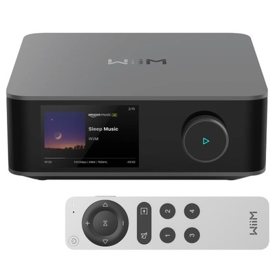 WIIM AMP ULTRA - WZMACNIACZ ZINTEGROWANY Z ODTWARZACZEM SIECIOWYM SZARY
