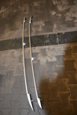 Vw touran i fl рейлінги дахові хром l+p фото №1