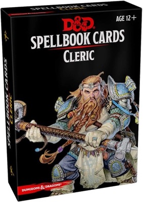 DUNGEONS AND DRAGONS 5.0 SPELLBOOK CARDS - CLERIC