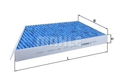 ФИЛЬТР KABINY/MAHLE/ PEUGEOT LAO 57 MAHLE ORIGINAL