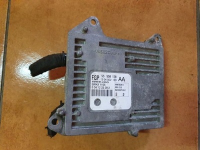 COMPUTADOR UNIDAD DE CONTROL DEL MOTOR OPEL 2.2 55558138 5WK91105  