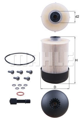 KX338/22D/KNE FILTRO COMBUSTIBLES FIAT KX 338/22 D  