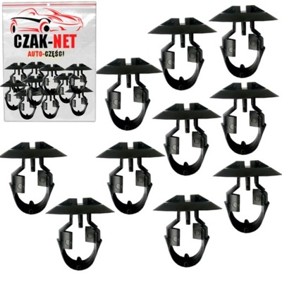 10x кліпса накладки бічний поріг mercedes w220 w210 фото №1