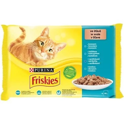 Friskies mokra karma dla kota mix smaków 4x85g