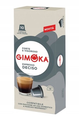 Kapsulki do ekspresu Nespresso GIMOKA DECISO 10sz