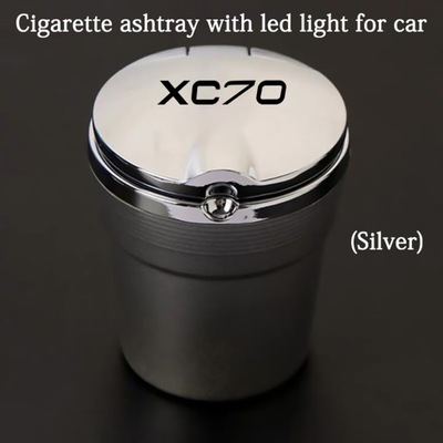 GRIS CENICERO CON DIOPARA LUMINOSO LED PARA VOLVO XC40/XC60/XC70/X  