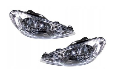 Фара peugeot 206 h7+h7 01-05 фото №1