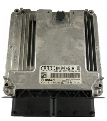 COMPUTADOR ECU AUDI A8 0281032848 4H0907409AA  