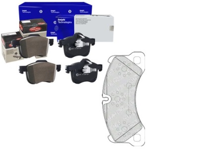 Delphi гальмівні колодки гальмівні porsche cayenne s 4.8 9pa фото №1