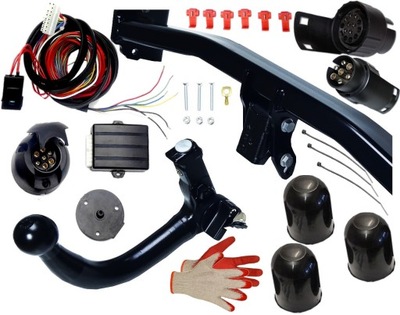 WYPINANY BARRA DE REMOLQUE HOLOWNICZY+MODUL +WIAZKA+ADAPTER PARA PEUGEOT EXPERT 3III OD2016  