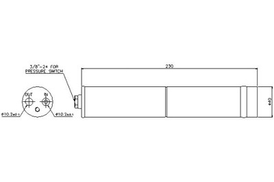 NISSENS DESHUMECTADOR DE ACONDICIONADOR INFINITI EX 35  