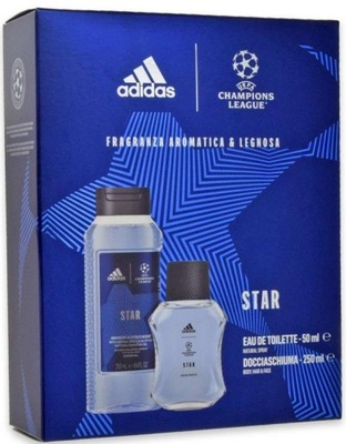 Adidas UEFA Champions League Star woda toaletowa + żel pod prysznic