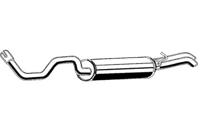 ASMET ГЛУШИТЕЛЬ СИСТЕМЫ ВЫПУСКНОГО ЗАД SEAT TOLEDO II SKODA OCTAVIA I VW фото