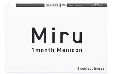 Miesięczne soczewki kontaktowe Miru Menicon 6 szt.