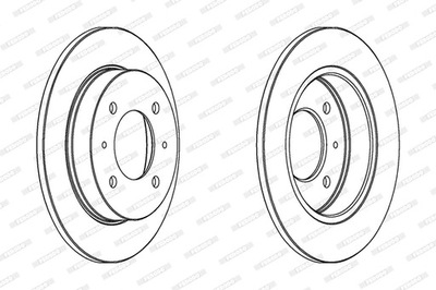 DISC BRAKE FERODO DDF1176  