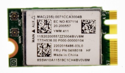 KARTA WIFI SIECIOWA Broadcom BCM943142Y FRU 04X6018 Lenovo