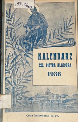 Kalendarz Św. Piotra Klawera 1936 r.