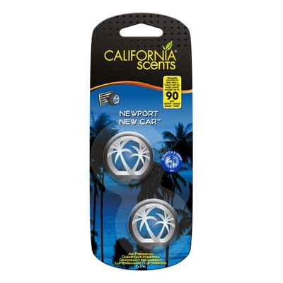 ZAPACH CALIFORNIA SCENTS NEWPORT NEW CAR 3ML