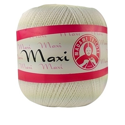Kordonek MAXI Madame Tricote 100g/565m 0003 biały