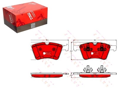 ZAPATAS DE FRENADO MERCEDES PARTE DELANTERA X164 GL 4-MATIC 06  